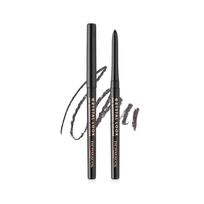 Crystal look automatic eyeliner