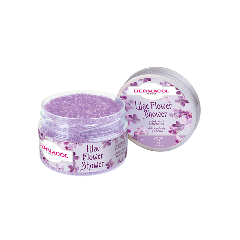 Flower shower body peeling Lilac 200 g - 4540
