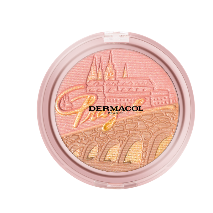 Bronzing and highlighting powder with blush - 3541