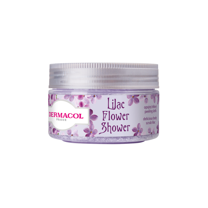 Flower shower body peeling Lilac 200 g - 4540