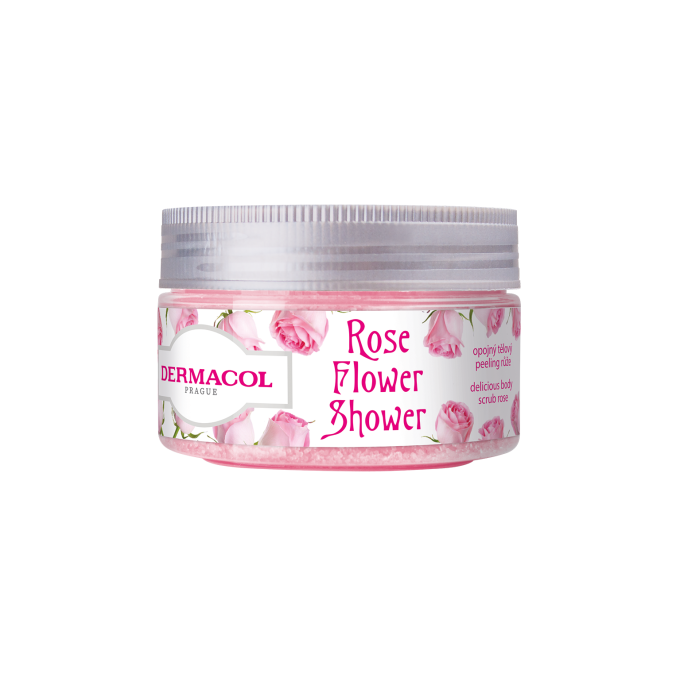 Flower shower body peeling Rose 200 g - 4541